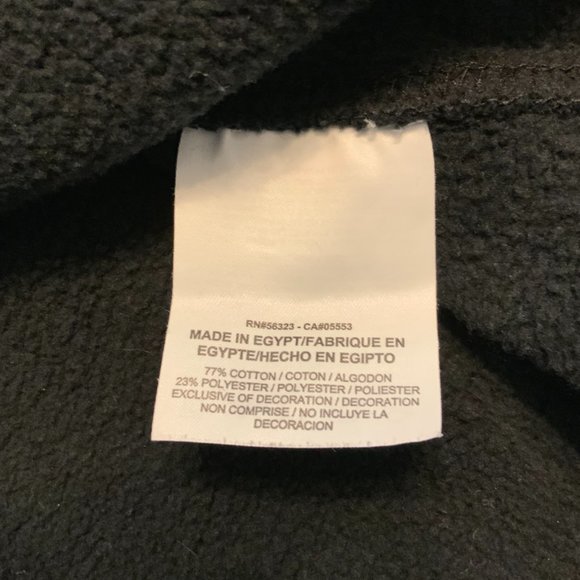 Rare! NIKE AIR UPTEMPO HOODIE JACKET Sportswear Pullover Mens Large Black Gold - Picture 4 of 7